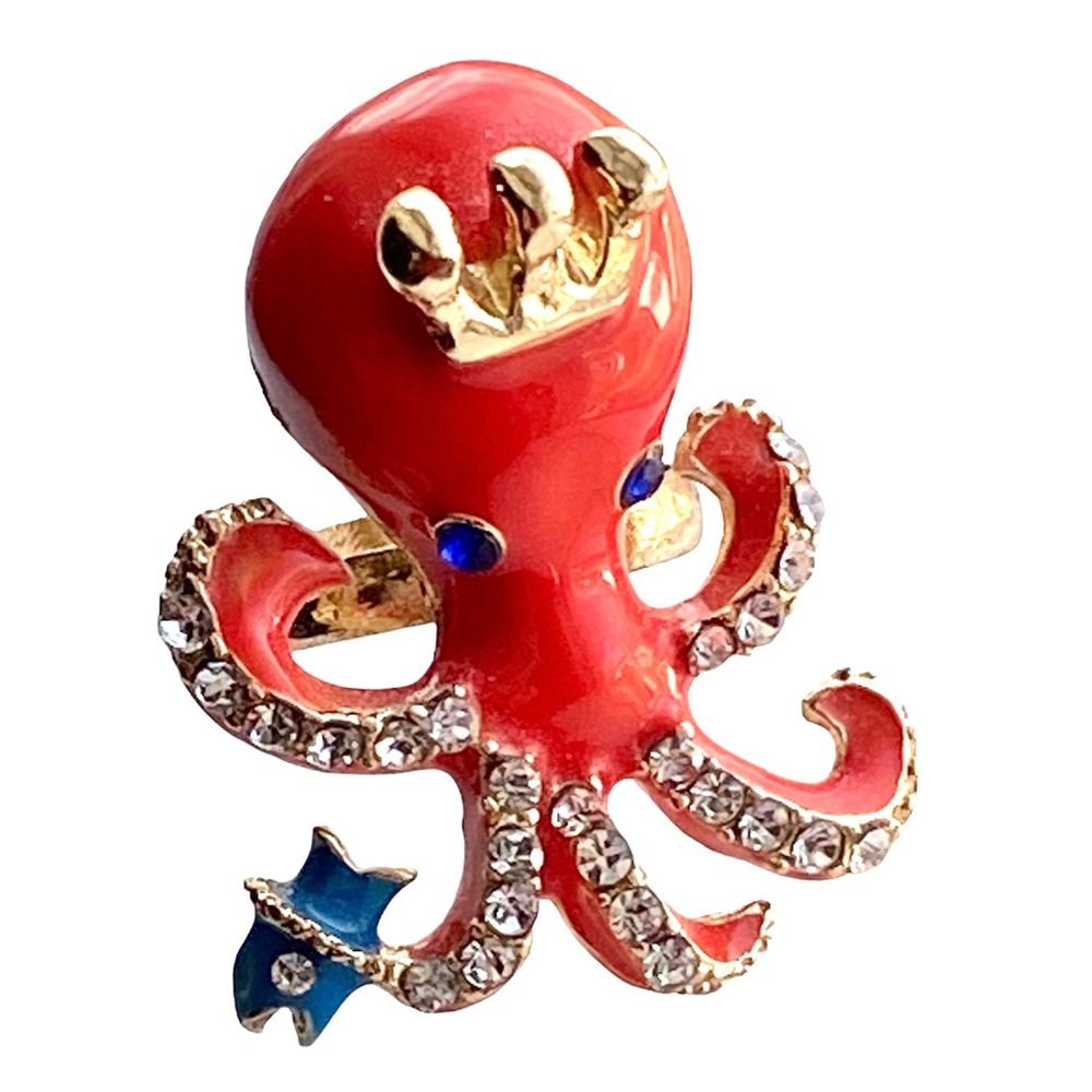 Betsey Johnson Octopus King Ring